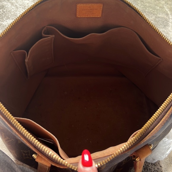 LOUIS VUITTONBrown Canvas Louis Vuitton Palermo - Picture 6 of 9